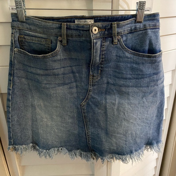 3/$12 Denim Mini Skirt - Picture 2 of 5